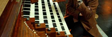 In kleinere orgels zit de speeltafel