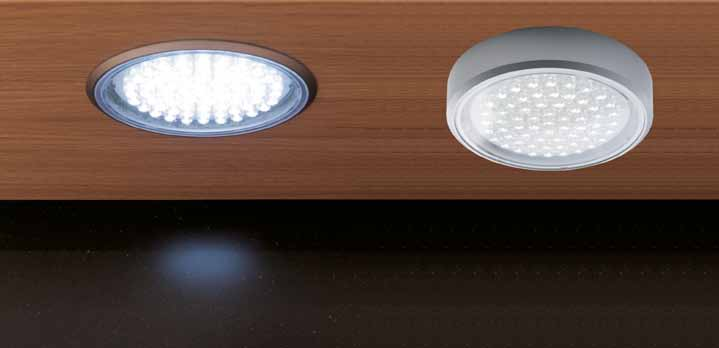 LED VERLICHTING 230V LED SPOTS LD7003-78 LED inbouwspot 3,2 W LED inbouwspot met 2 m aansluitkabel met mini-stekker.