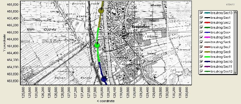 2006-A-R0091/B 33 van 79 1,0E-04 fn curve railtransport Breukelen - Utrecht Frequentie (1.km-1.