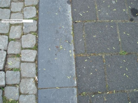 hardsteen Nr 5: Trottoirband