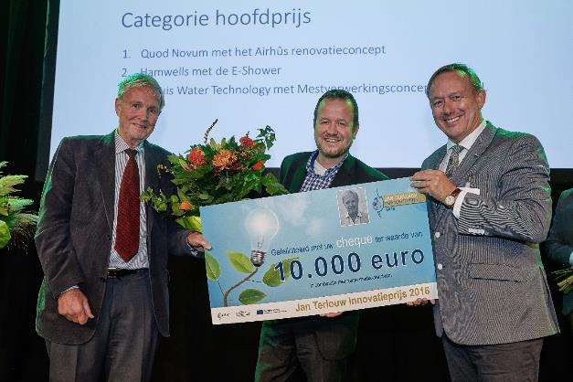 Projecten Winnaar Jan Terlouw Innovatieprijs 2016 Nijhuis Water Technology, Doetinchem Geniaal concept van mest/of