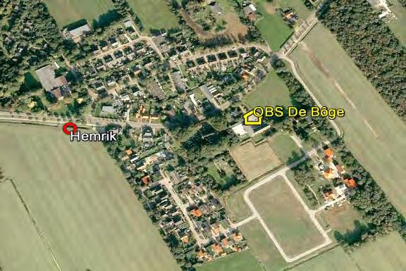 1.5.2 Hemrik 1.5.2.1 Feitelijke gegevens Het dorp Hemrik heeft een MFA waarin OBS De Bôge is gehuisvest samen met dorpshuis De Bining. Het MFA Hemrik is in 2011 gerealiseerd.