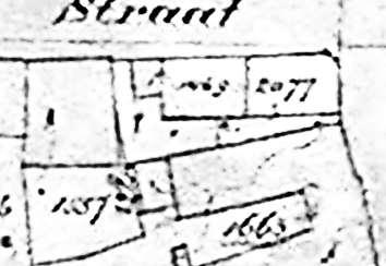 A: Weststraat A-16. Schuur, nu huis nr.3. 1908 Weststraat A-15.