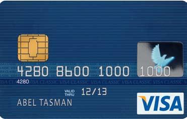 5. Zo herkent u een geldige Visa-kaart 4 7 3 2 9 8 10 5 6 1 Voordat u een Visa Card accepteert, dient u te controleren of de kredietkaart echt is. Visa-kaarten hebben verschillende echtheidskenmerken.