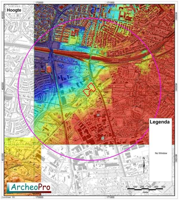 Archeologische onderzoek Fokko Kortlanglaan 225-227, Harderwijk ArcheoPro Rapport, 16028, Pagina 14 Figuur 5: Uitsnede uit het Actueel