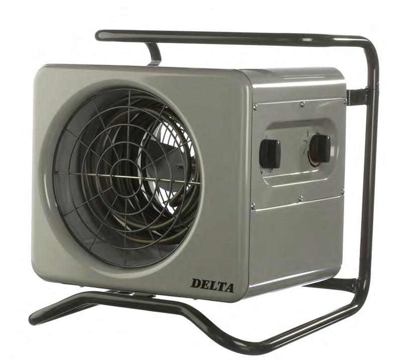 DELTA De Delta heater is een robuuste en betrouwbare luchtverhitter speciaal ontworpen voor gebruik onder barre weersomstandigheden.