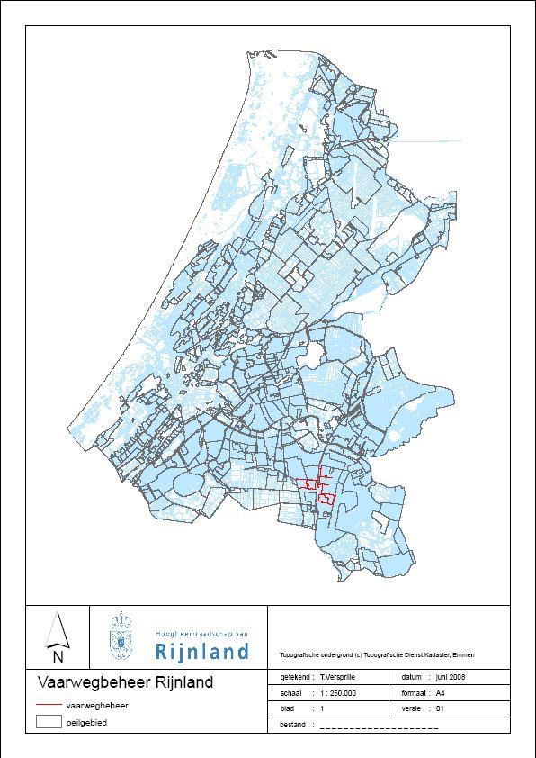 Kaartenbijlage 3 Vaarwegbeheer Rijnland Beleids- en Algemene Regels,