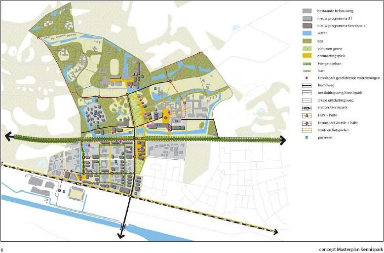 Kaartmateriaal Plangebied Kennispark Totaal Hoofdstuk 4 Sociaal-economische Component in het project A.