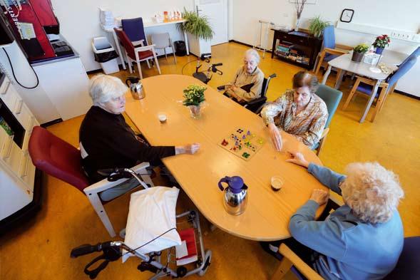 In de Herstelunit verblijven patiënten die alleen nog in het ziekenhuis zijn om te revalideren.