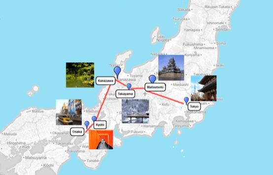 HANDIGE INFORMATIE Gedurende de winter ligt er mogelijk sneeuw in Matsumoto en