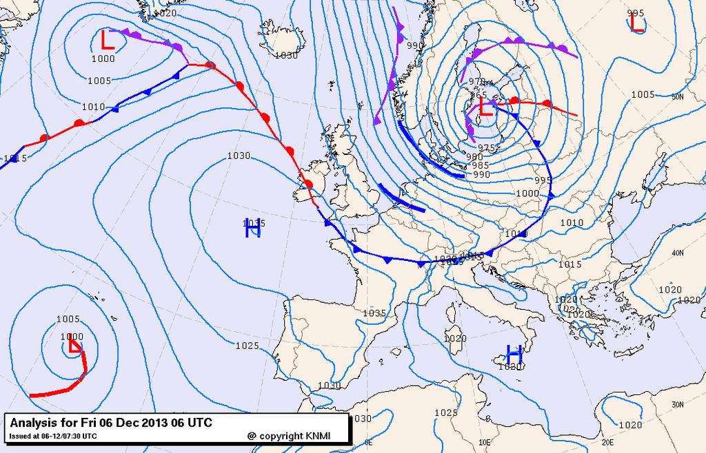 Figuur 8 - Voor het bereiken van de maximum gemeten windsnelheid, was de effectieve windrichting in Hansweert westelijker dan verwacht, na de piek echter noordelijker dan voorspeld (min-max band op