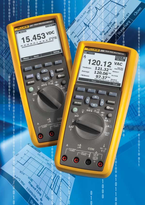 Fluke 287 en 289 digitale multimeters Onze meest geavanceerde