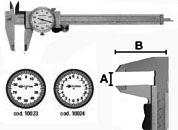 Roestvrijstaal acier inoxydable Capacité A Capaciteit A Bec B Bek B Lecture Lezing Valeur Waarde 70-5110-300 0-300mm 150mm 0,02mm mm-inch 70-5110-500 0-500mm 200mm 0,02mm mm-inch 70-5110-600 0-600mm