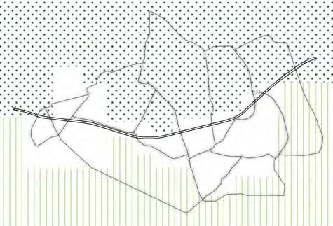 - 12 - Kenmerken van het heden, een noordelijke meer bosachtig gebied en zuidelijk meer open polder De voorgaande kaarten laten verstedelijking zien van vooral na de Tweede Wereldoorlog.