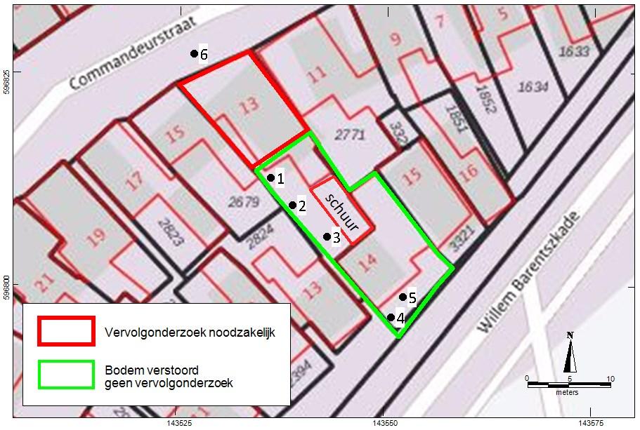 Afbeelding 10. Advieskaart op basis van het karterend booronderzoek. Conclusies Wat is de bodemopbouw in het plangebied?