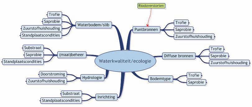 Alle aspecten spelen een rol bij het realiseren van een duurzaam, gezond, veerkrachtig watersysteem. Zelden zijn de problemen in een watersysteem opgelost met alleen het saneren van de overstorten.