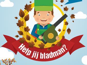 een andere kleur lintje aan de boom Maar Bladman's job zit er nu