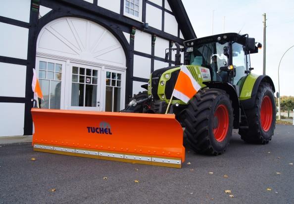 286 stootrand links en rechts, in hoogte verstelbare wielen ø 200 x 80 mm Aanbouw voor gemeentevoertuigen met slijtvast rubber met korundinleg 4.155 4.420 4.881 5.197 5.