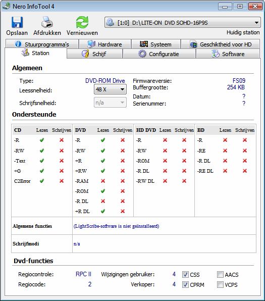 Nero InfoTool 4 Nero InfoTool Afb.