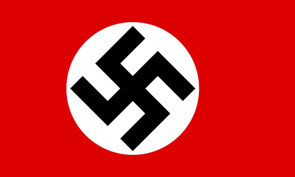 De vlag van nazi-duitsland Symbool van de NSDAP Nadat duidelijk werd dat de Tweede Wereldoorlog door de nazi's verloren was pleegde Hitler op 30 april 1945 in de namiddag, samen met zijn