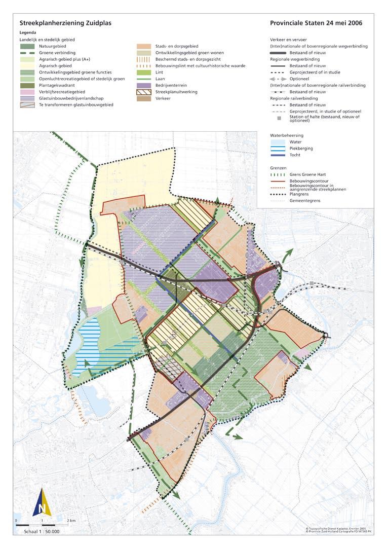 Gemeente Zevenhuizen-Moerkapelle plangebied plankaart