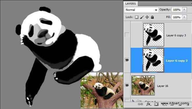 je kan ook werken met "panda" afbeeldingen.
