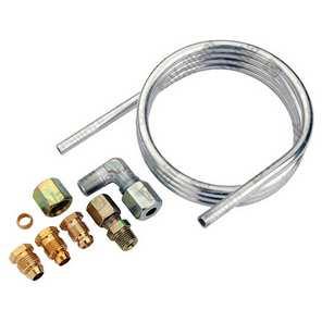 raccordement gaz orientable emplacement pour thermocouple Livré avec : électrode d'allumage raccords à bague 2/4 et 4/6 mm injecteurs GN et LPG UNIVERLAT - 3 vlammen