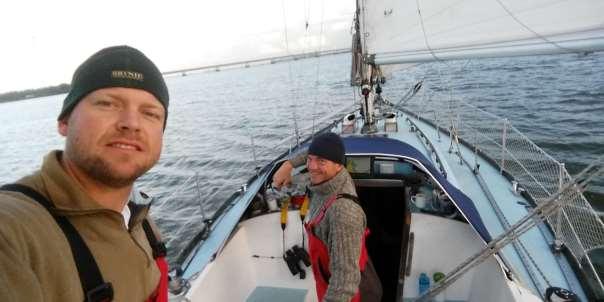 Om 08:30 ging de brug open en we begonnen aan een heerlijk rondje over het Haringvliet.