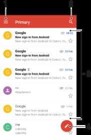 Gmail Als u een Google -account hebt, kunt u de Gmail -applicatie gebruiken om e-