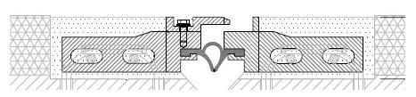 6. Mageba LR-RS; ontwerp Bouten M12 HV (10.9) met volgring. Lengte 30mm. Tapgatlengte 22mm. Vrije lengte 8 mm.