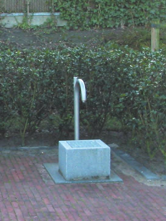 4.2 STREEFBEELDEN 4.5 WATERTAPPUNT Beeld: 1. Het watertappunt werkt. 2. Het watertappunt is niet beschadigd. 3. Het watertappunt is niet besmeurd. 4. Het watertappunt is nauwelijks bevuild door organische aanslag.