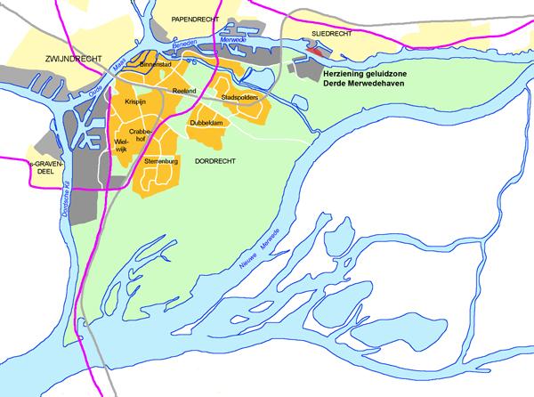 1.2 Ligging en begrenzing plangebied Het plangebied beslaat grotendeels de Beneden - Merwede en een deel van het industrieterrein aan de Industrieweg te Sliedrecht. 1.