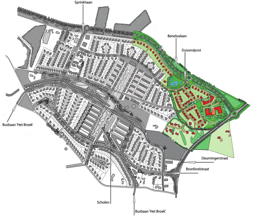 Stedenbouwkundig model Het Broek 4