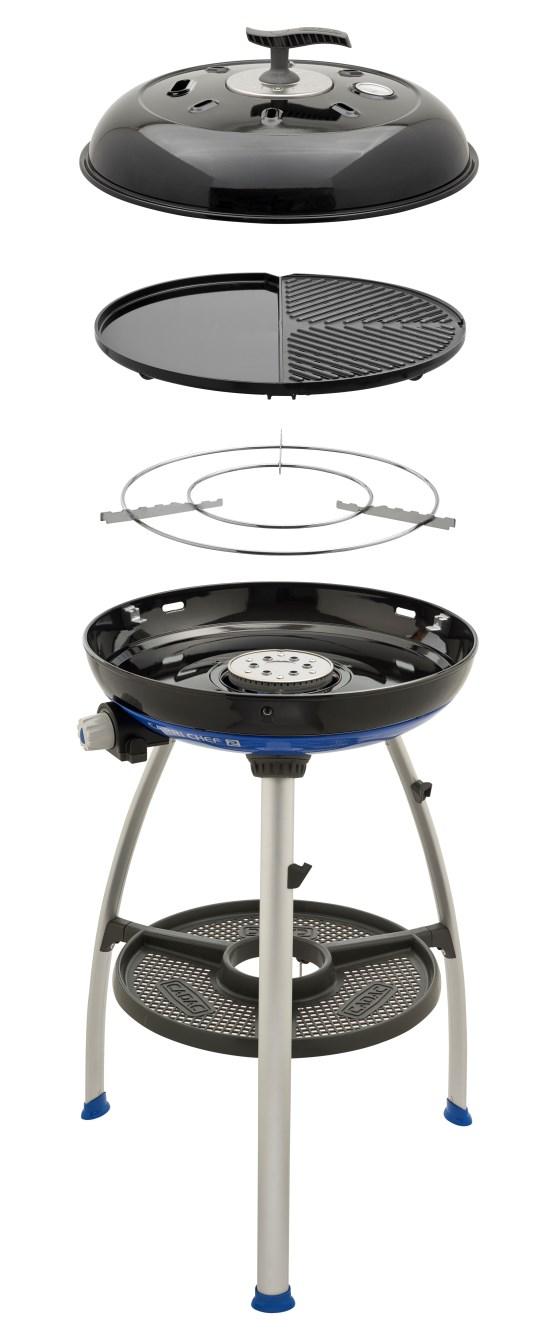 Wilt u nog meer mogelijkheden voor buiten koken, dan is het apparaat verder uit te breiden met een skottel top, pizzasteen, een paella pan, een Grill 2 Braai, een braadpan of een Dome ovendeksel.