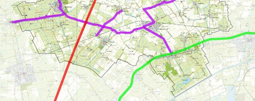 Alle overige wegen in gemeente Loppersum zijn gecategoriseerd als erftoegangsweg, waarbij onderscheid is gemaakt tussen erftoegangswegen A en erftoegangswegen B.