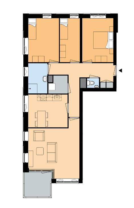 2,7 m2 Aantal woningen: 10 Huisnummers in Cluster 1 Blok A1: Henri Dunantstraat 151, 159, 167, 175 en 183 Huisnummers in Cluster 3 Blok A3: Henri Dunantstraat 27, 35, 43, 51 en 59 1e t/m 5e