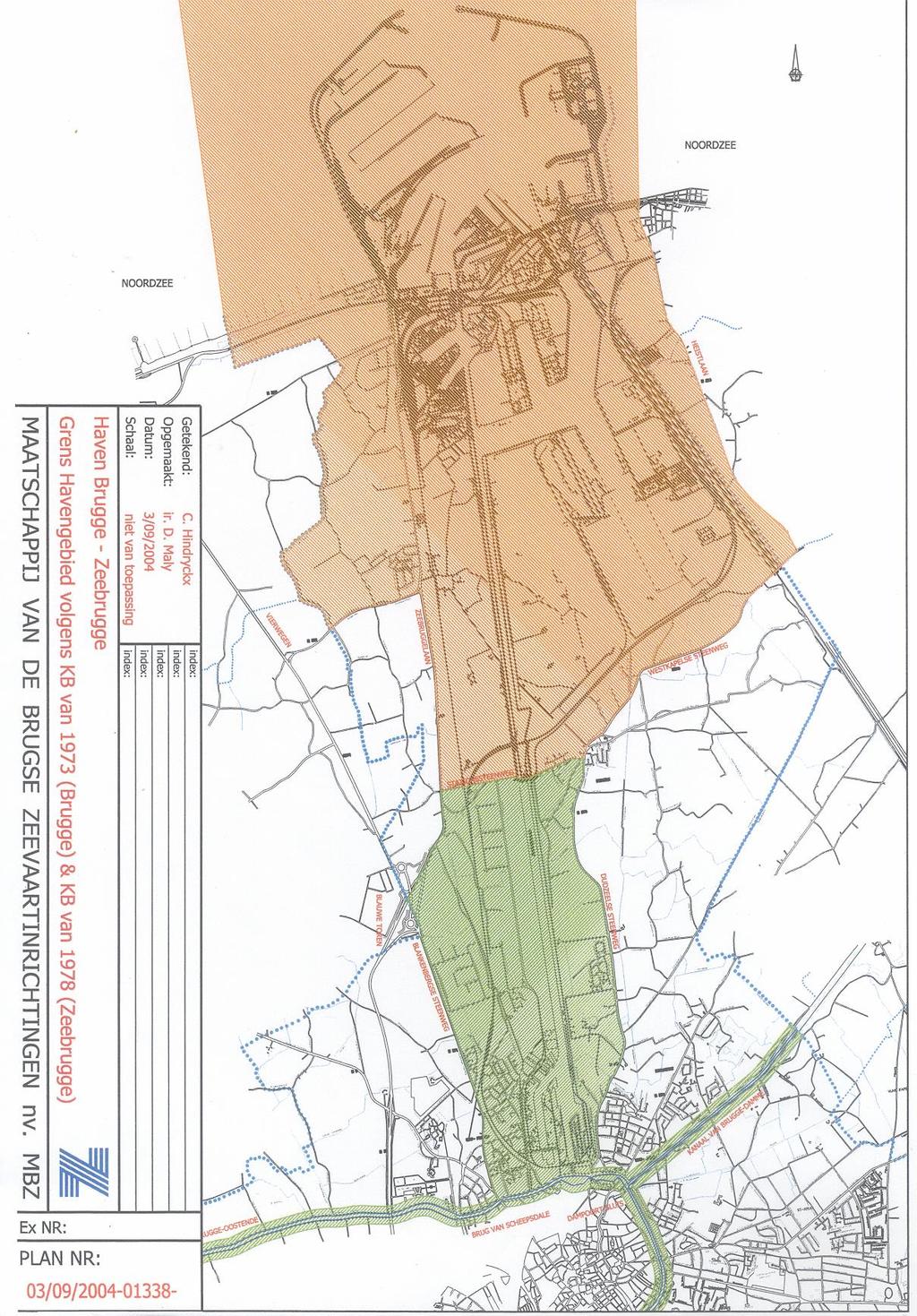 Bijlage 20 aan de Codex Plan van de haven Zeebrugge-Brugge Op de website van Cewez (www.cewez.