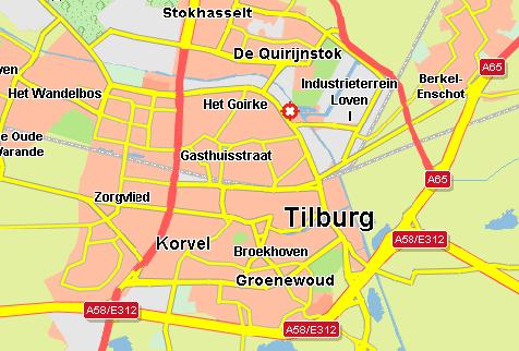 Hoe komt u bij TSV NOAD? U kunt op www.tsvnoad.nl de exacte route uitdraaien vanaf uw vereniging naar TSV NOAD in Tilburg.