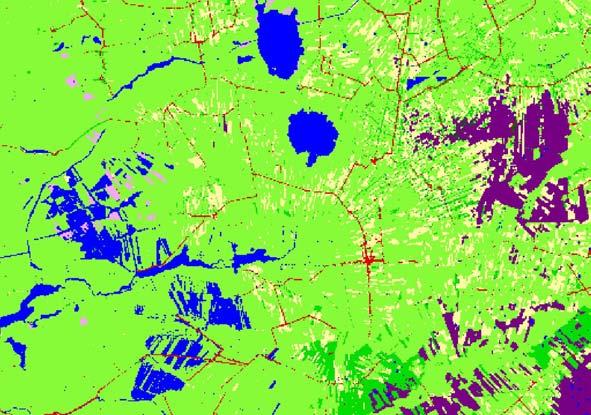 4.2 Friesland Verandering in grondgebruik In Friesland is er maar weinig veranderd in het grondgebruik. Dat is dan ook een van de grootste kwaliteiten van deze provincie: de lage ruimtelijke dynamiek.