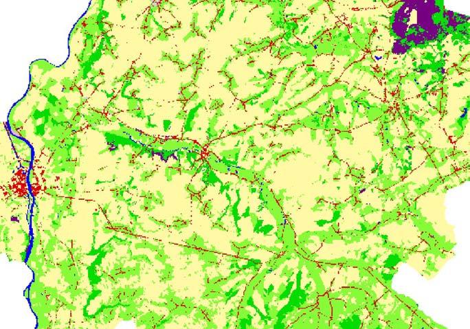 4.11 Limburg Verandering in grondgebruik In Limburg zijn grote veranderingen opgetreden door forse toename van de verstedelijking en gras.
