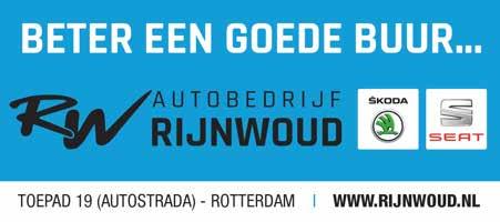 P.10 Met trots presenteren wij onze nieuwe sponsor SEAT- en SKODA-dealer RijnWoud BV.