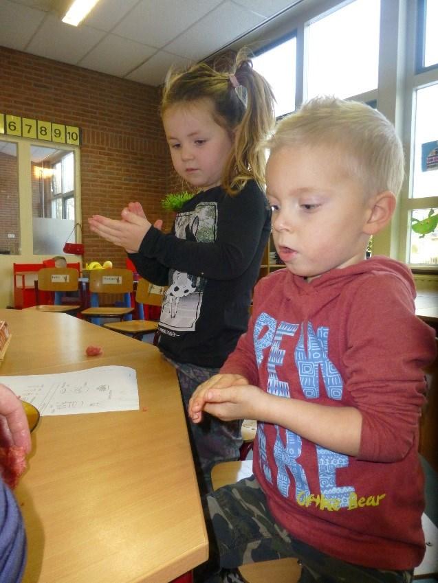 Nieuws uit de groepen Groep 1/2 In onze groep wordt er hard gewerkt over Kikker in de kou.