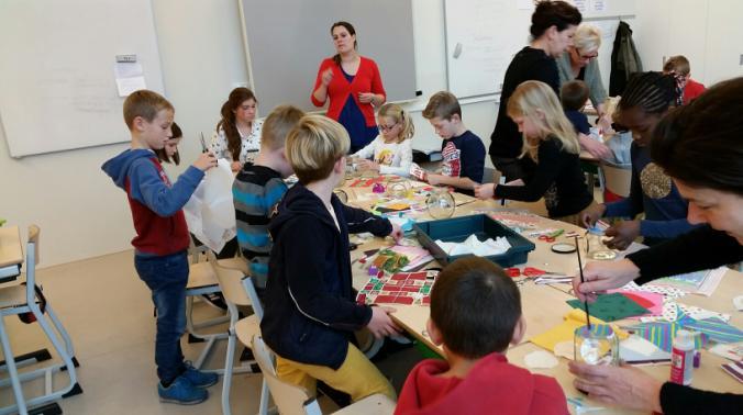 Aan het eind hebben we een spelletje gedaan, want we hadden tijd over.