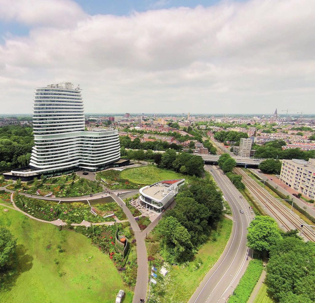 Elke plant is uitgetekend LODEWIJK BALJON LANDSCHAPSARCHITECTEN BOMEN Bestaande bomen Meerstammige bomen daktuin Malus Evereste Carpinus