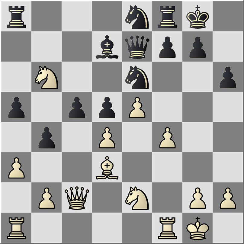 e5 Pe8 17. Lxe7 Dxe7 18. f4 c5 Slechte zet. Zwart vergeet dat dit de dekking van pion d5 opheft. 19.Pb6 Barth wil natuurlijk zijn geliefde eindspel spelen. En daar moet wit ook op ingaan.