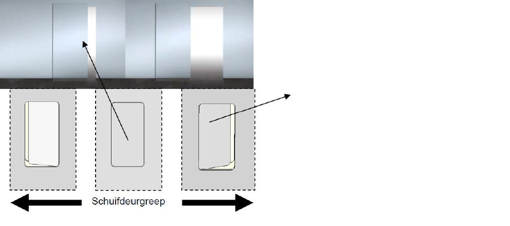 de muur te trekken. Afmetingen: - Opening: 87 x 45mm - Afwerkingsplaatje: 85.5 x 43.