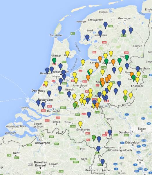 en websites. Door bureau Circuit is bijgehouden welke partijen hier iets in hebben betekend en op welke manier.