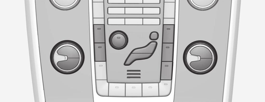 04 Klimaat Elektronische klimaatregeling, ECC ECC (Electronic Climate Control) handhaaft de temperatuur die in het interieur wordt gekozen en kan voor de bestuurders- en passagierszijde apart worden