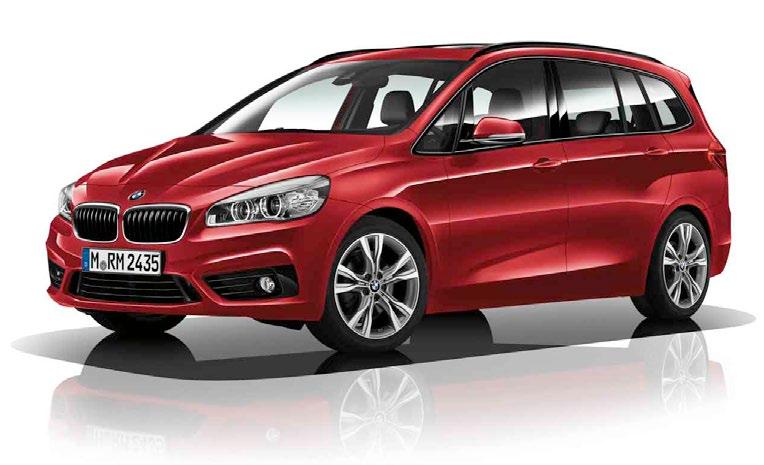 BMW modellen Consumentenprijs* Modelspecifieke interieurlijsten voor Model Sport Line: - 4LU Interieurlijsten Schwarz hoogglans + accentlijsten Pearl chroom - - - -