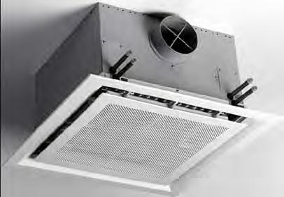 600mm vierkante plafondinductieunits ABM600 actieve plafondinductieunits Inleiding De ABM actieve plafondunit is een compacte plafondunit voor koelen en verwarmen.